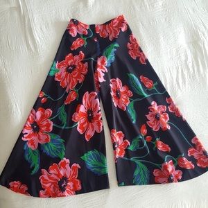Nicholas floral print wide pant